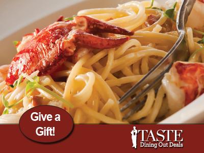 Gift Certificates for TASTE Dining Out Deals